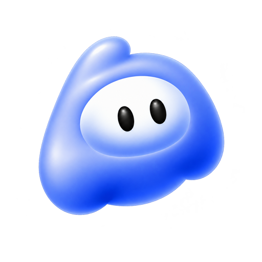 Blue Quibt Bot character